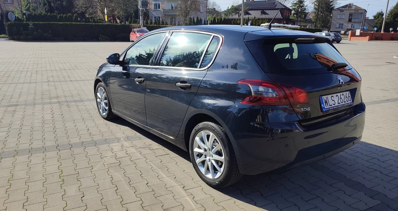 Peugeot 308 cena 35600 przebieg: 137000, rok produkcji 2017 z Łosice małe 137